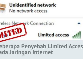 Beberapa Penyebab Limited Access pada Jaringan Internet