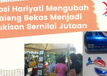 Rosi Hariyati Menyulap Lukisan dari Kaleng Bekas