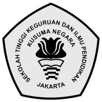 Logo STKIP Kusuma Negara Original PNG Terbaru Hitam Putih