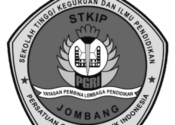 Logo STKIP PGRI Jombang Original PNG Terbaru Hitam Putih