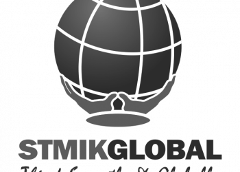 Logo STMIK Global Original PNG Terbaru Hitam Putih