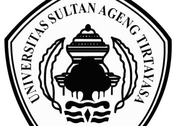 Logo Untirta (Universitas Sultan Ageng Tirtayasa) Hitam Putih