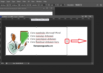 Cara merubah ukuran photo dengan photoshop mudah