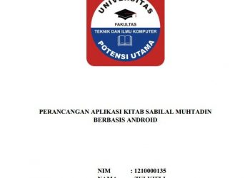 Contoh cover proposal skripsi
