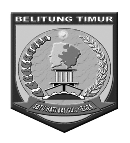 Logo Belitung Timur (Kabupaten Belitung Timur) Hitam Putih