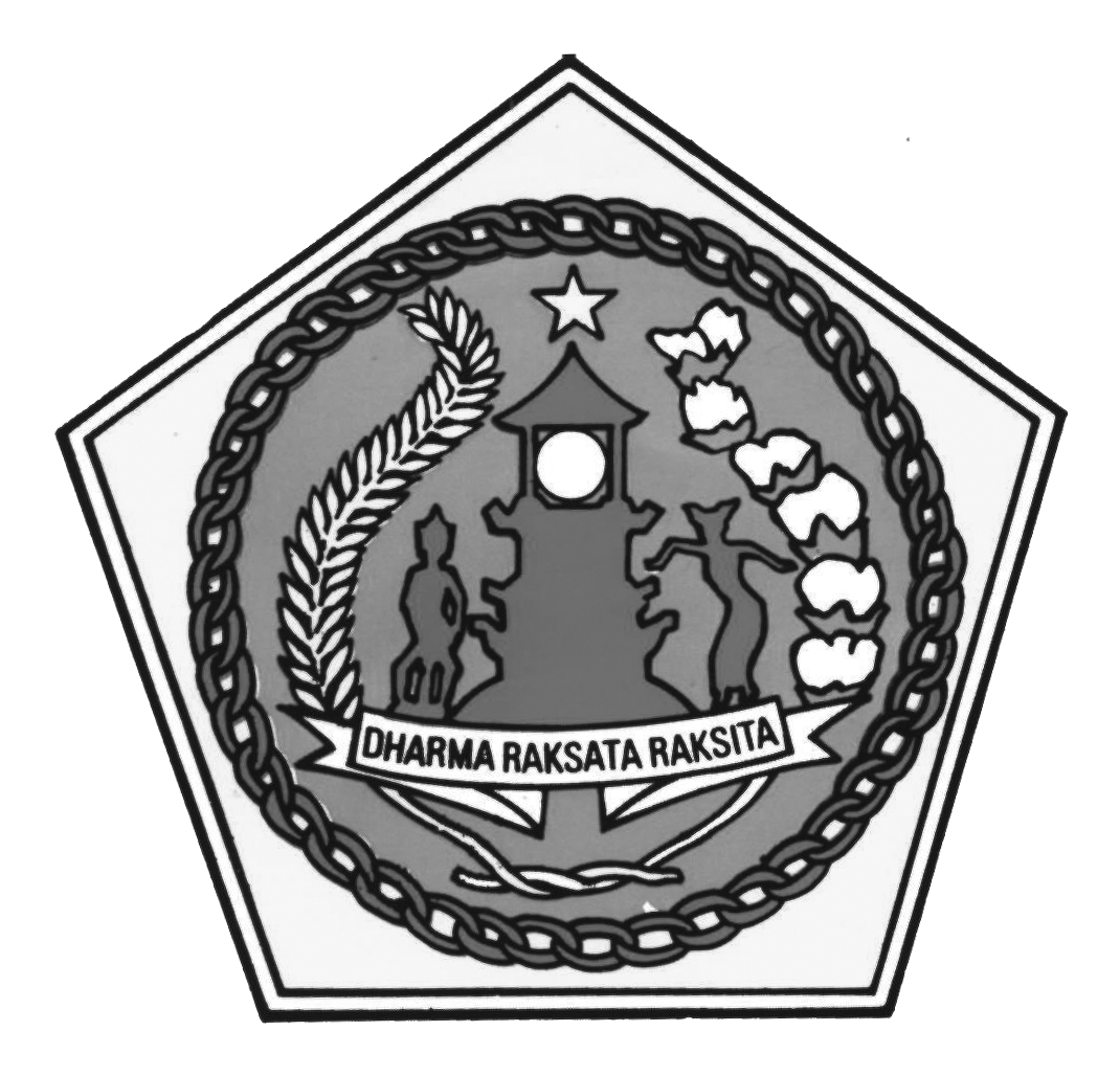 Logo Gianyar (Kabupaten Gianyar) Hitam Putih