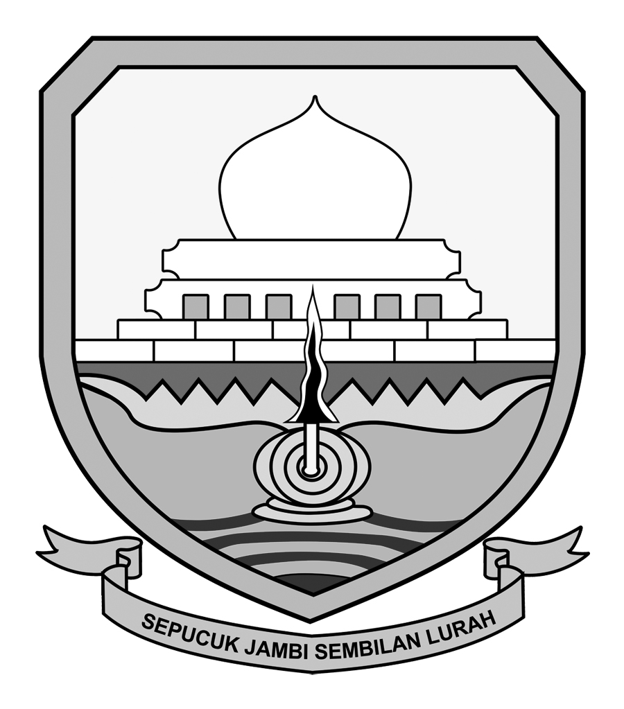 Logo Jambi (Provinsi Jambi) Hitam Putih