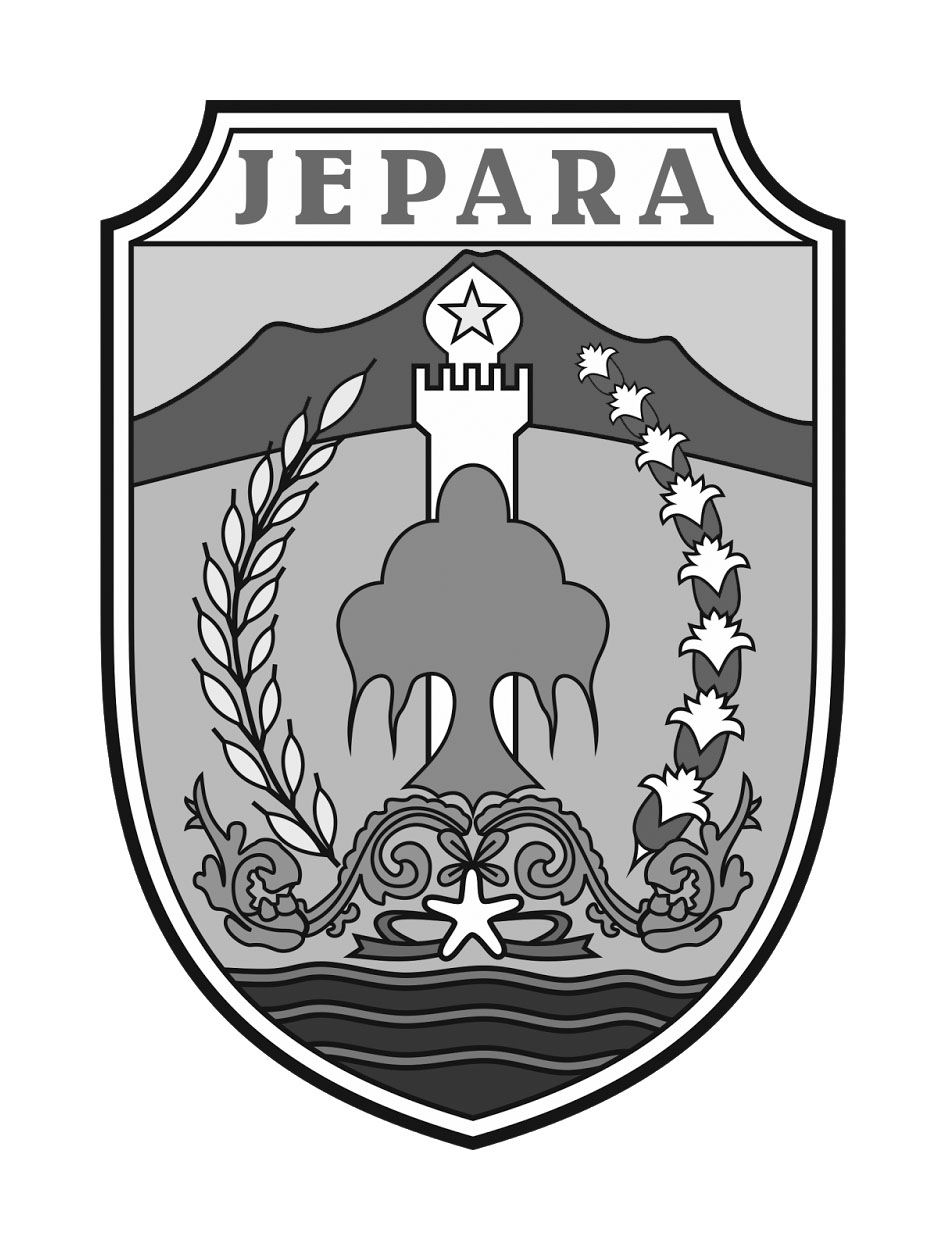 Logo Jepara (Kabupaten Jepara) Hitam Putih
