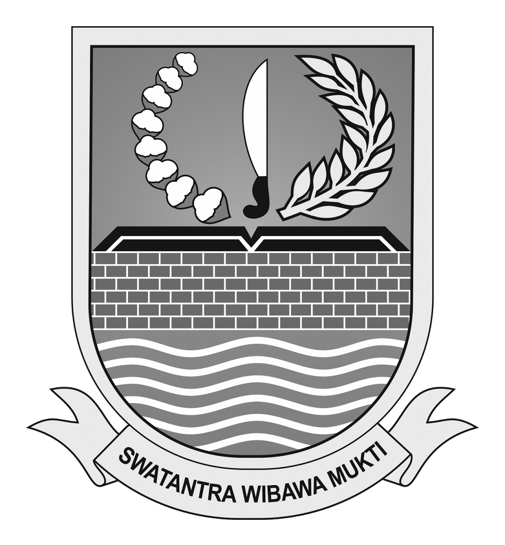 Logo Kabupaten Bekasi (INDONESIA) Hitam Putih