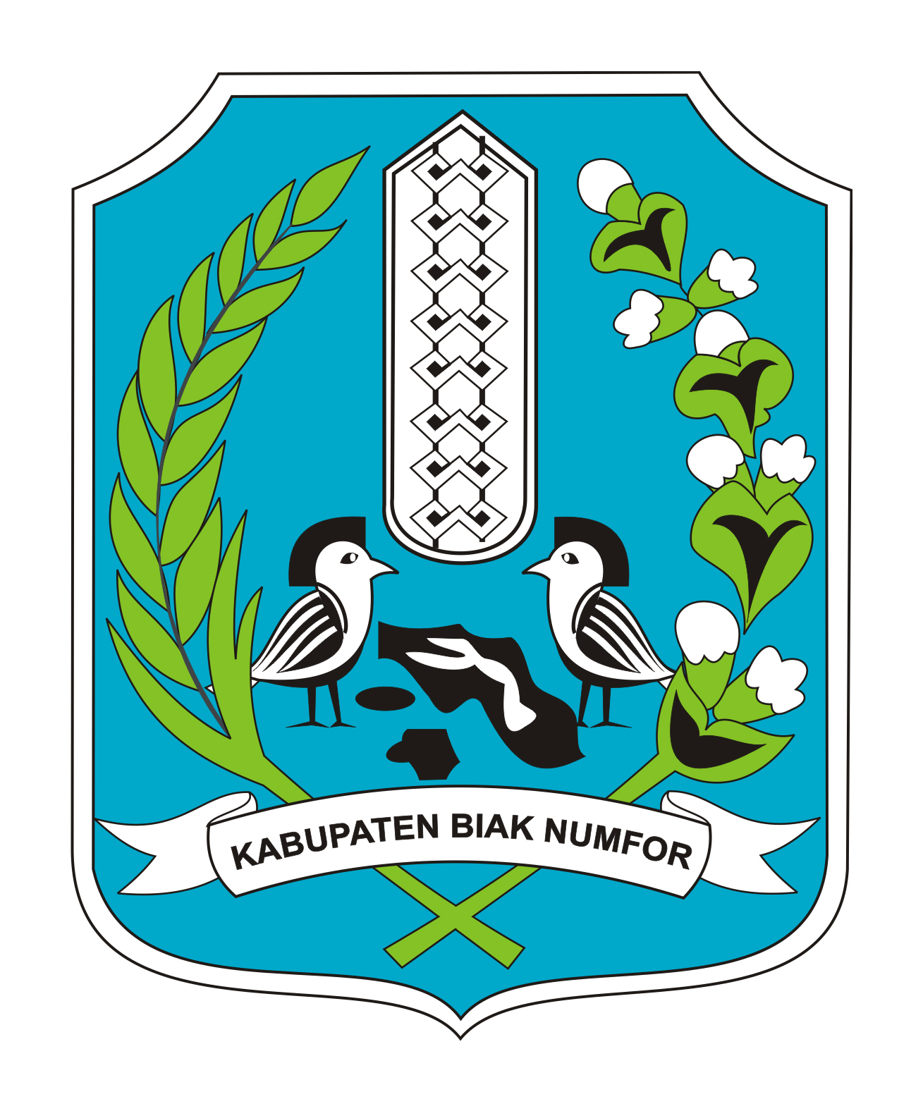 Logo Kabupaten Biak Numfor (INDONESIA) Original