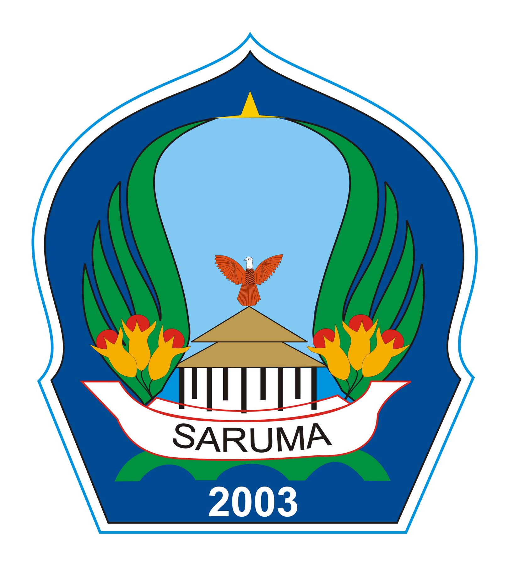 Logo Kabupaten Halmahera Selatan Warna