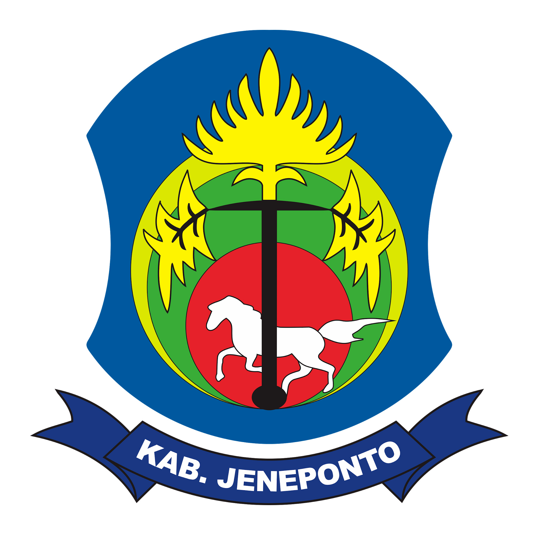 Logo Kabupaten Jeneponto Warna