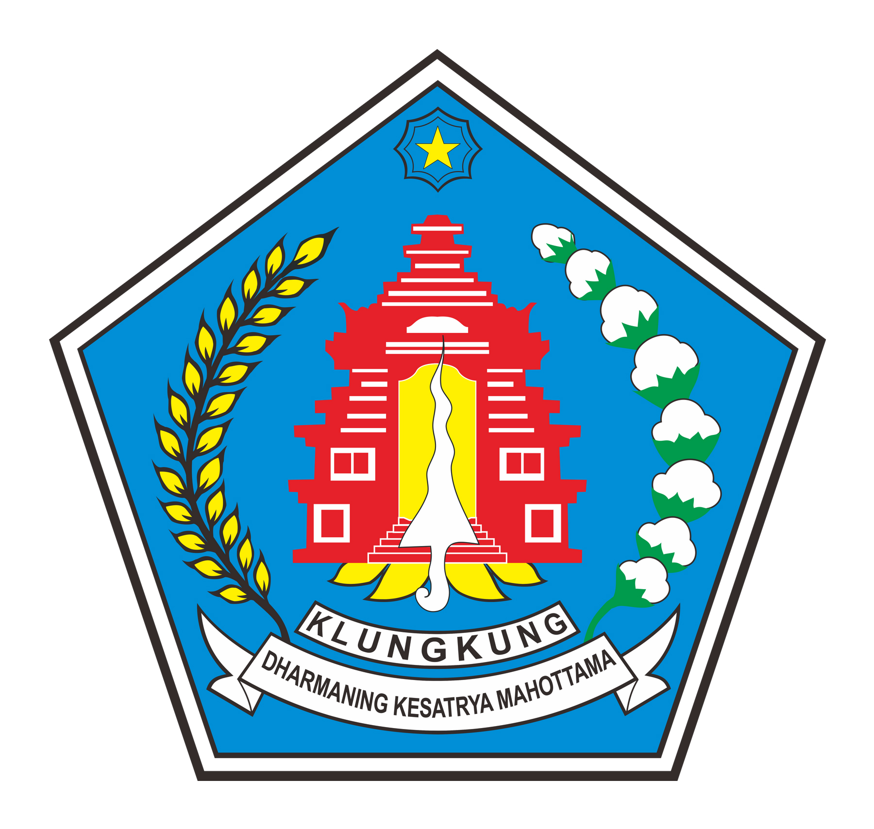 Logo Kabupaten Klungkung Warna
