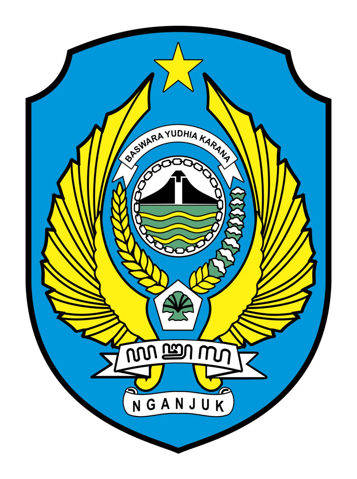 Logo Kabupaten Nganjuk (INDONESIA) Original Terbaru - rekreartive