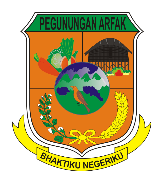 Logo Kabupaten Pegunungan Arfak Warna