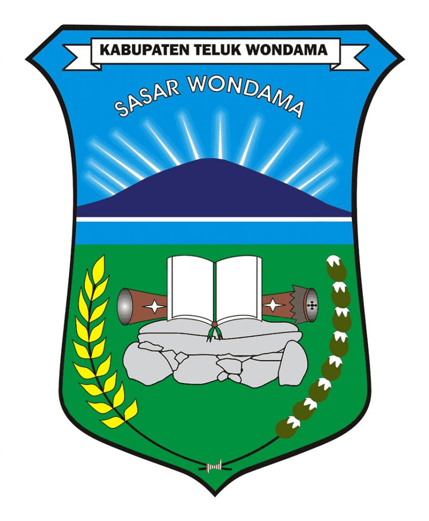 Logo Kabupaten Teluk Wondama Warna