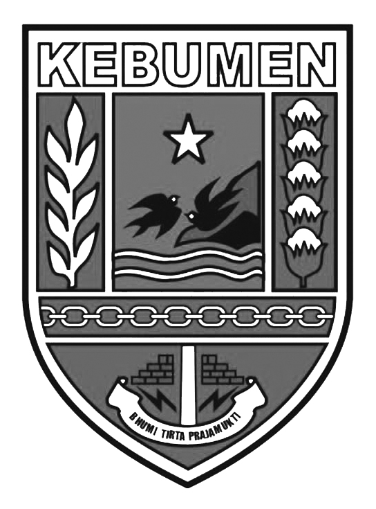 Logo Kebumen Hitam Putih