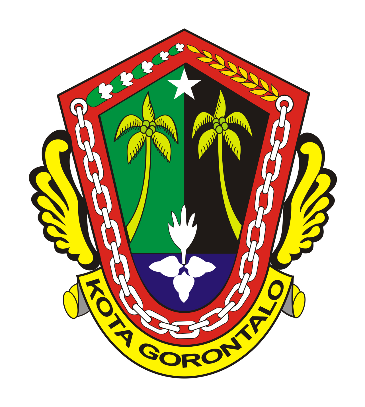 Logo Kota Gorontalo (INDONESIA) Warna