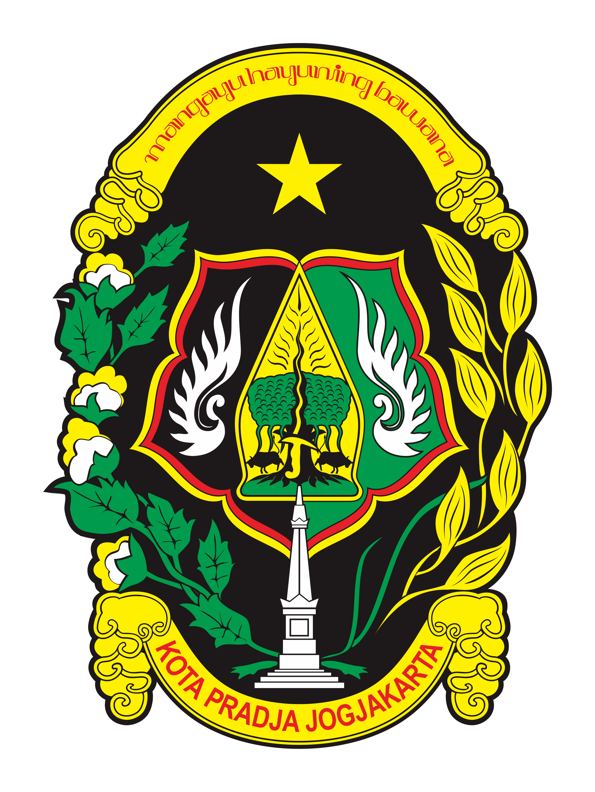 Logo Kota Yogyakarta (INDONESIA) Warna