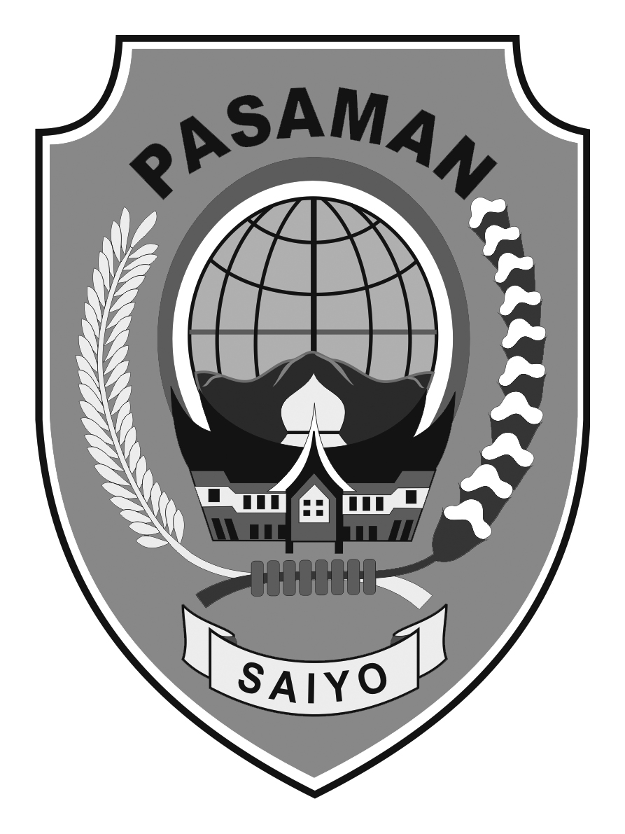 Logo Pasaman (Kabupaten Pasaman) Hitam Putih