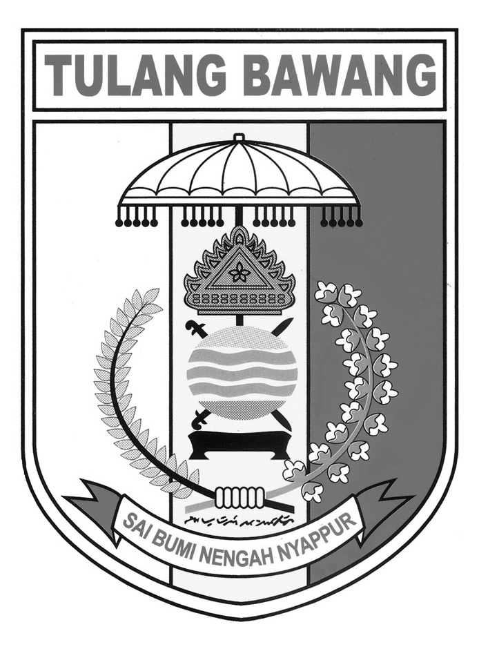 Logo Tulang Bawang (Kabupaten) Hitam Putih