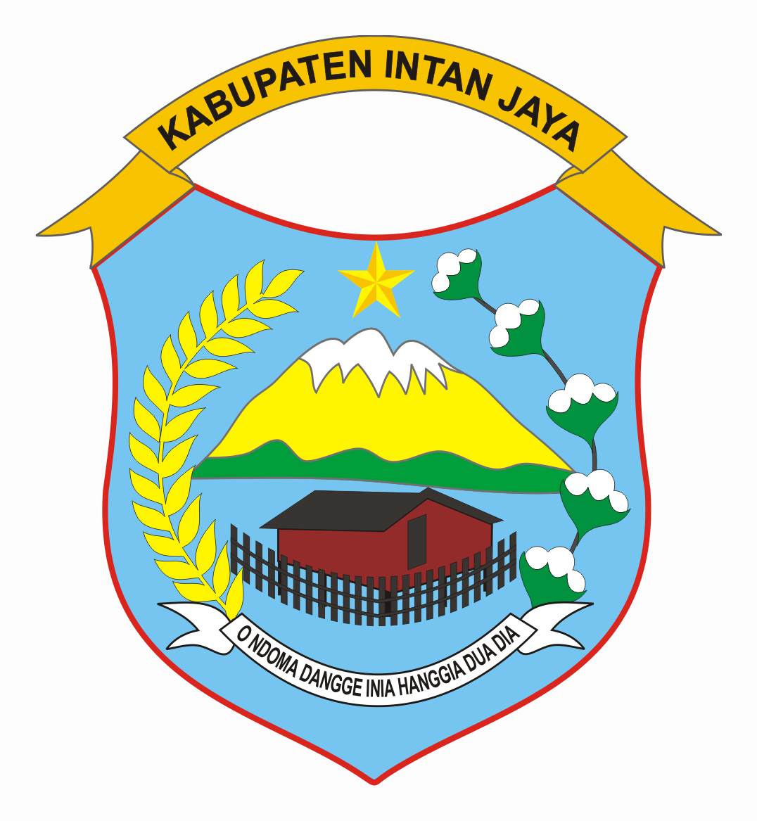 Logo Kabupaten Intan Jaya Warna