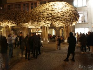  Karya Seni Instalasi Bambu The Big Trees (Frankfurt Book Fair  2015)