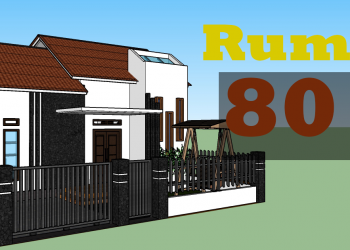 Desain Rumah Minimalis 8x9 Meter Dengan 2 Kamar