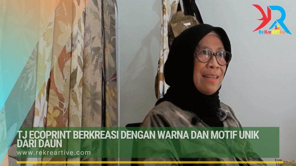 TJ Ecoprint Berkreasi dengan Warna dan Motif Unik Dari Daun