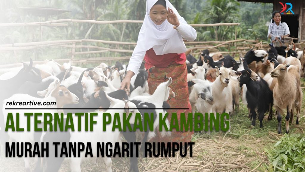 Alternatif Pakan Kambing Murah Tanpa Ngarit Rumput